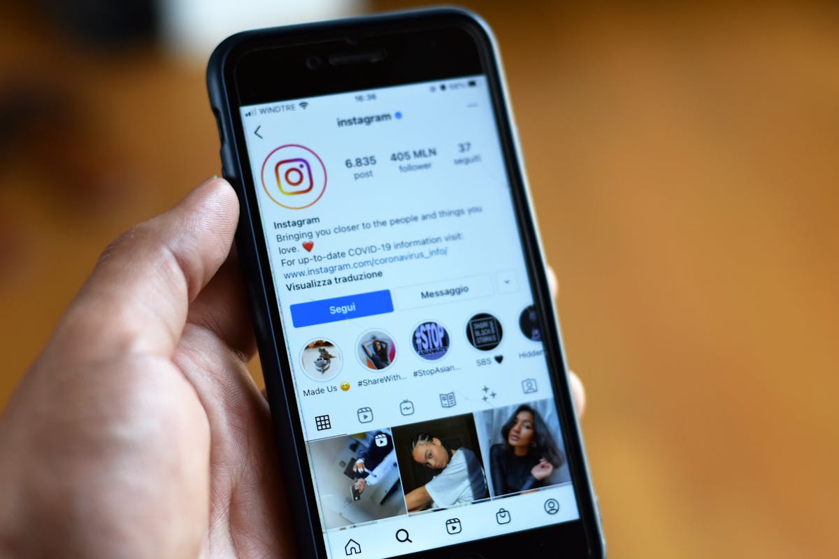 A phone showing a disabled Instagram account screen